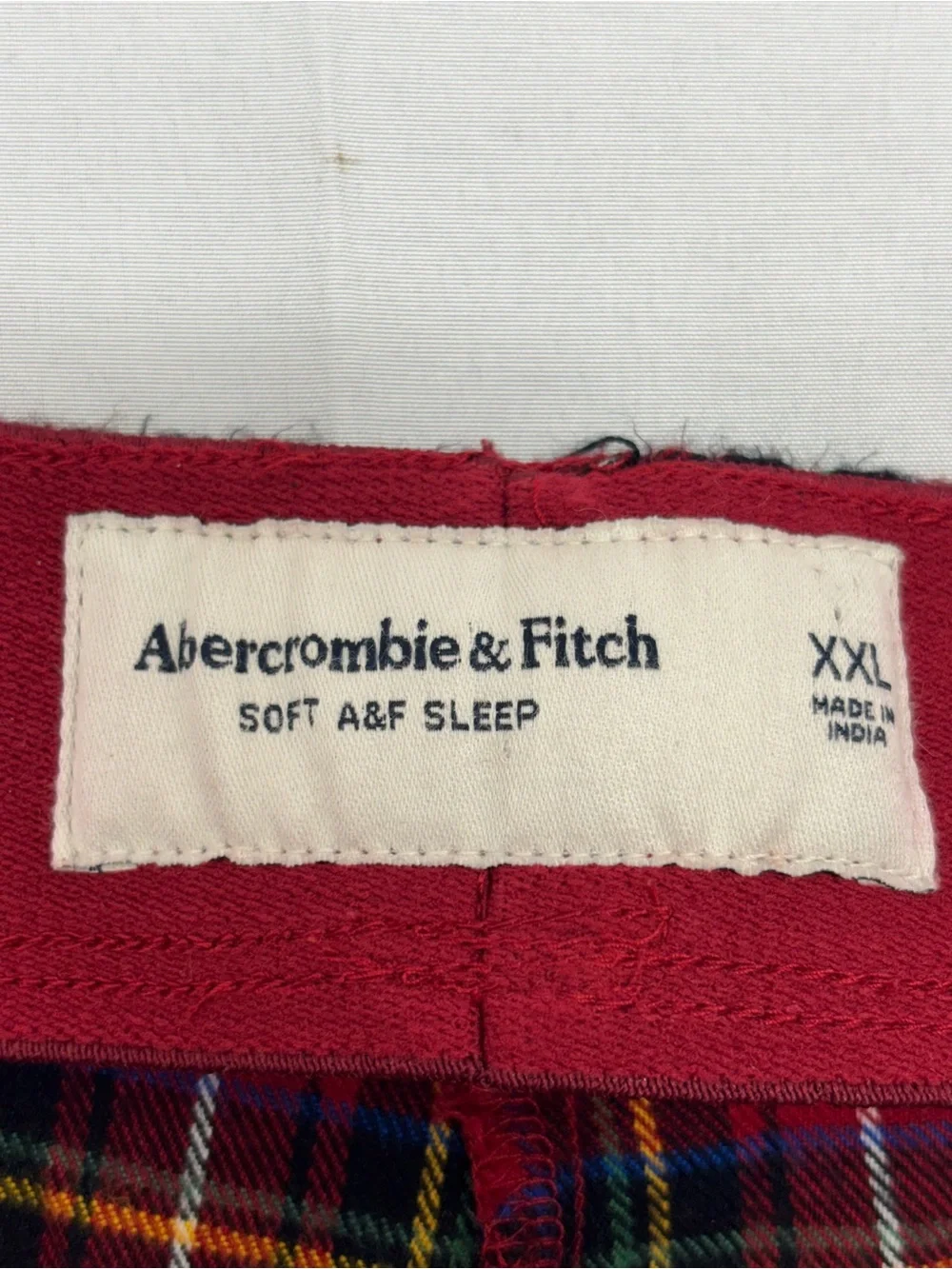 Abercrombie Fitch Pants Mens Sz XXL Heavyweight Flannel Pajama Tarten Plaid